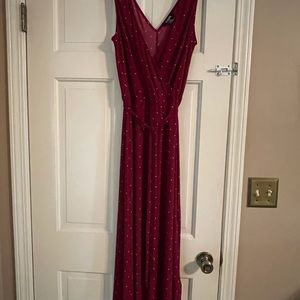 Chaps polka dot dress NWOT